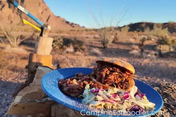 Effortless BBQ Shredded Beef Sandwiches for Camping