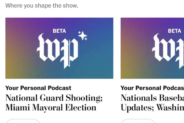 The Washington Post's AI Podcast: A Glimpse into the Future of News Consumption?