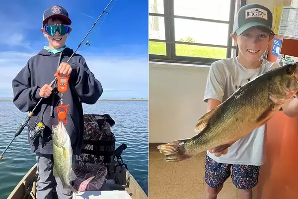 Young Angler Catches Record-Breaking Largemouth Bass, Family Celebrates with a Feast