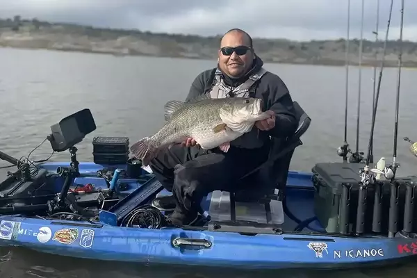 California Kayaker Catches Pot-Belly 16-Pound Largemouth Bass