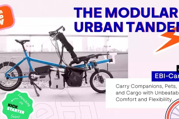 EBI-Cargo: The Modular Electric Bike Transforming Urban Transit