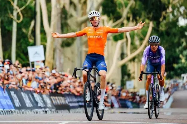 Australian Cyclist Patrick Eddy's Emotional National Title Victory