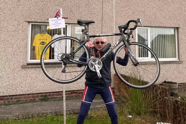 86-Year-Old Cyclist Conquers Martian Mountain Equivalent for Charity