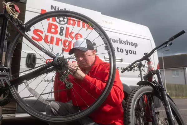 From Corporate Stress to Pedal Power: Nick Sharpe's Journey to Mobile Bike Repair