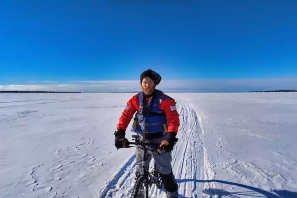 Army Veteran Eric McKinney Achieves Historic Winter Cycling Feat Across Great Lakes