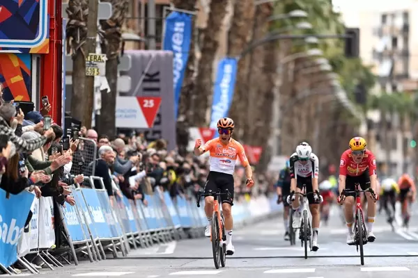 AJ August Claims First Professional Victory at Volta Valenciana
