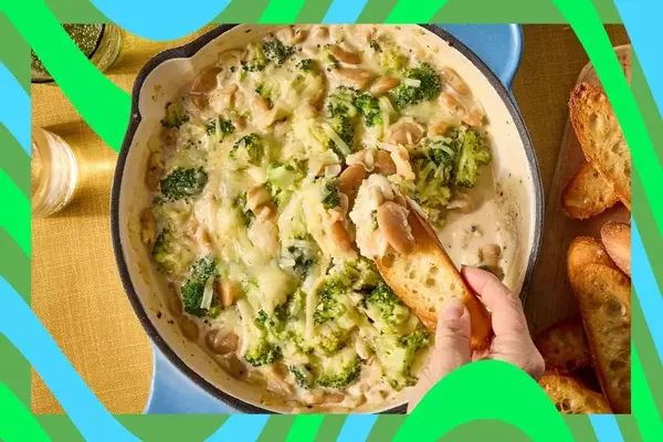 The Ultimate One-Pan Broccoli and Butter Bean Skillet
