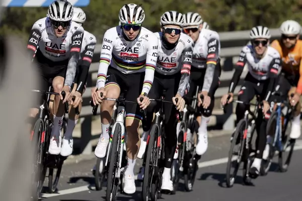 UAE Team Emirates-XRG Implements Motorcycle Escorts to Safeguard Tadej Pogačar During Training