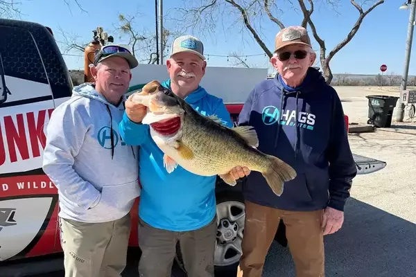 Texas Angler Reels in Record-Breaking Bass at Hords Creek Lake