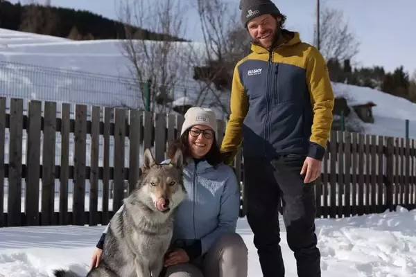 Nazgul, the Wolfdog, Becomes Unlikely Olympic Sensation in Italy