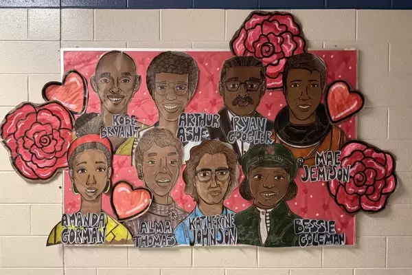 Inspiring Black History Month Displays by Art Teacher Go Viral