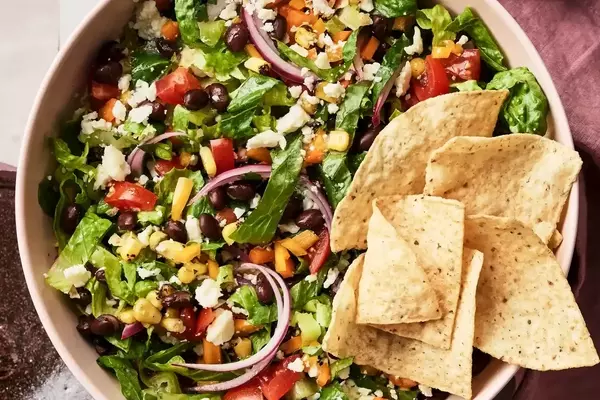 Wholesome Taco Salad: A Fiber-Rich, No-Cook Delight