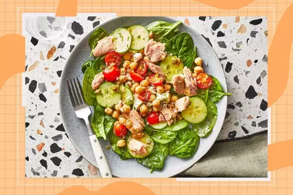 The Ultimate High-Protein Mediterranean Lunch: Chickpea Tuna Salad