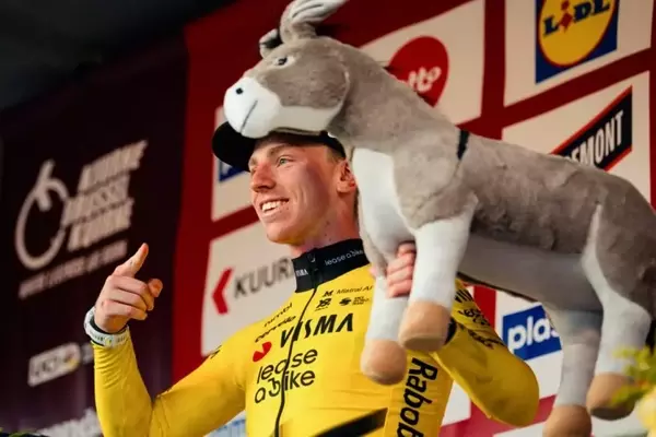 Visma-Lease a Bike Cautious Yet Optimistic About Matthew Brennan's Future After Classics Triumph