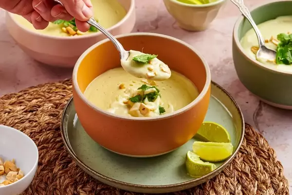 Creamy Thai-Inspired Parsnip Soup with Coconut and Aromatics