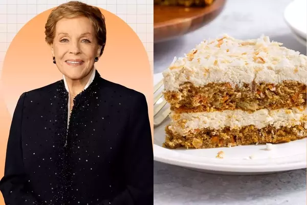 Julie Andrews' Carrot Cake: A Healthier Twist with Tofu Frosting