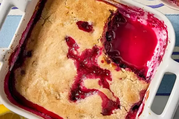 Lemon-Blueberry Pudding Cake: A Nutrient-Rich Springtime Delight