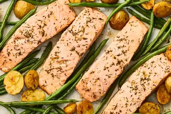 Effortless Sheet-Pan Salmon with Roasted Vegetables