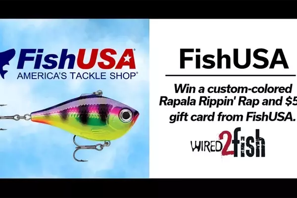Win a Custom Rapala Rippin' Rap and a $50 FishUSA Gift Card!