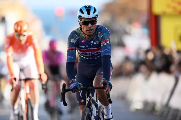 Cyclist Mikel Landa Involved in Collision with Race Official's Vehicle During Itzulia Basque Country Event
