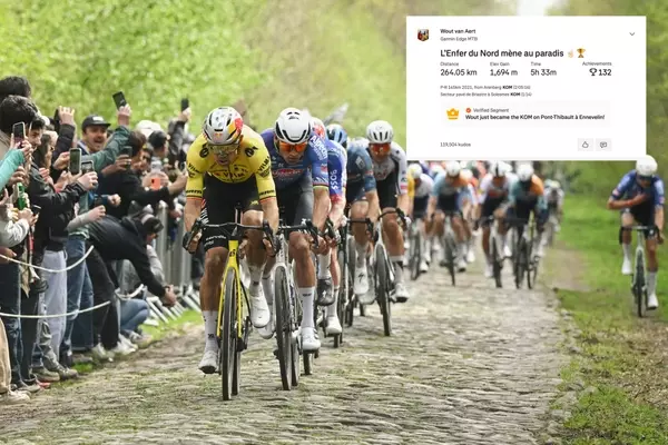 Wout van Aert's Paris-Roubaix Victory: A Strava Activity Analysis