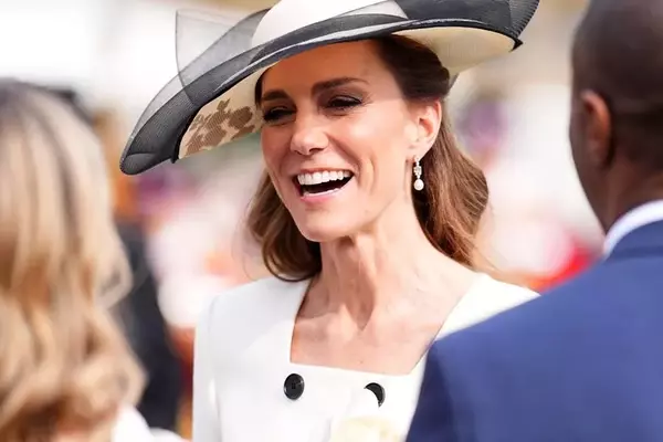 Kate Middleton's Enchanting Garden Party Attire at Buckingham Palace