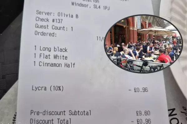 Windsor Cafe's Cycling Discount Sparks Heated Debate and Local Division