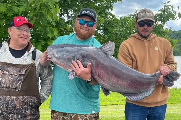 West Virginia Angler Catches Record-Breaking Blue Catfish