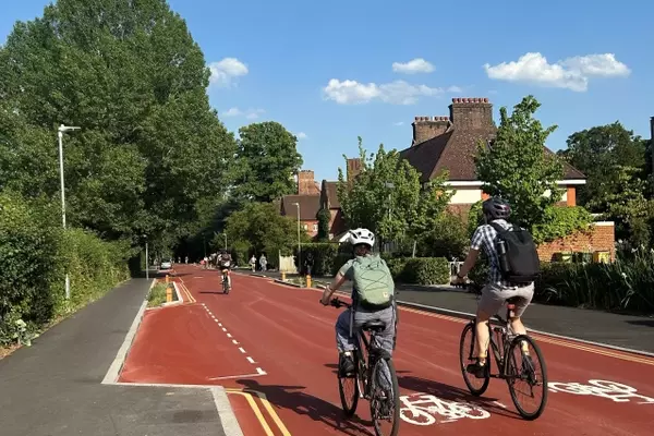 England's First Cycle Street Opens in Cambridge