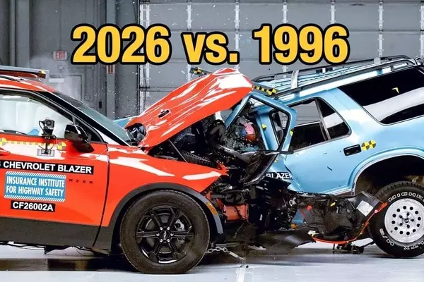 A Stark Contrast in Safety: Modern vs. Vintage Chevy Blazer Crash Test