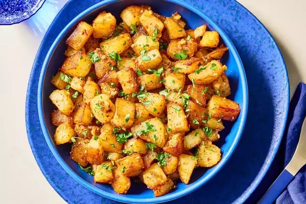 Egyptian Warm Potato Salad with Aromatic Dressing