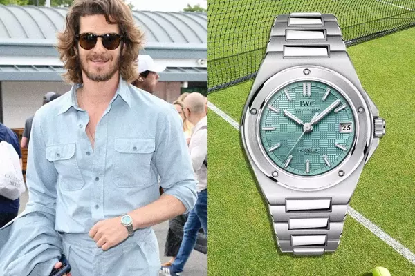 Andrew Garfield's Wimbledon Style: A Blue-Toned IWC Ingenieur Steals the Show
