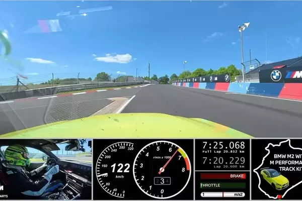BMW M2 Sets New Nürburgring Lap Record with M Performance Track Kit