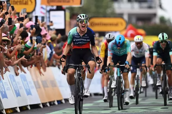 Olav Kooij Claims Stage Five Victory Amidst Tour de France Chaos