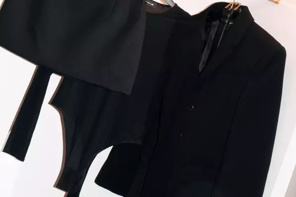 Adéla's Daring Look at Wardrobe.NYC x H&M Launch During Paris Couture Week