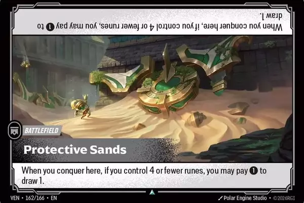 Riftbound: Vendetta Unveils 'Protective Sands' Battlefield