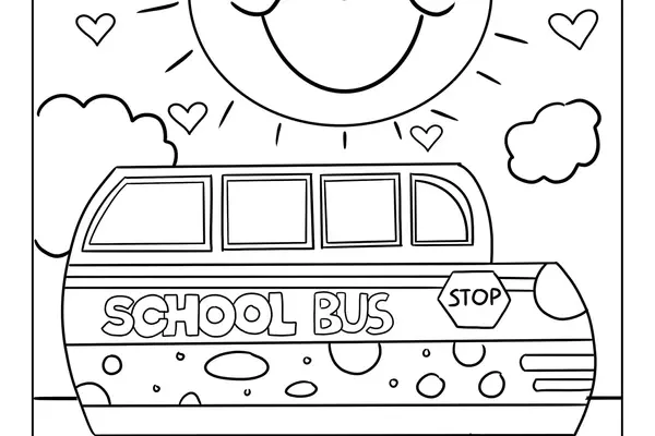 Engaging Back-to-School Coloring Sheets for Children