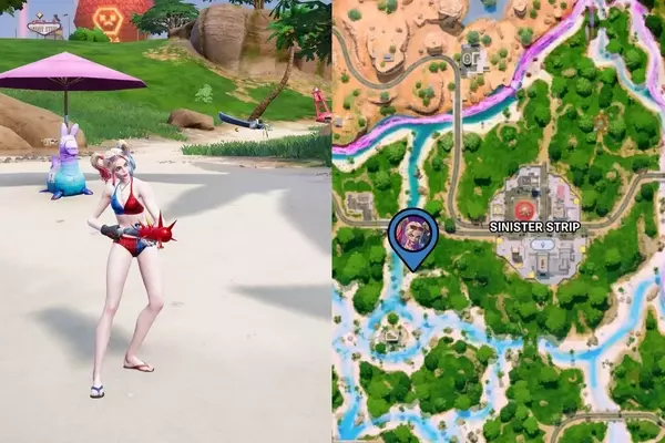 Discovering Harley Quinn in Fortnite Chapter 7 Season 3
