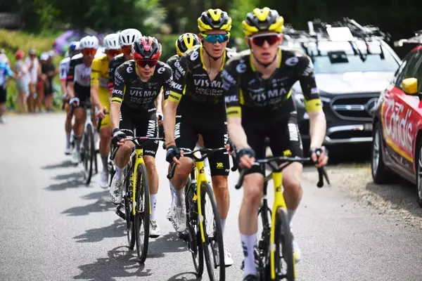 Visma-Lease a Bike's Tour de France Hopes Shattered as Vingegaard Crashes Out