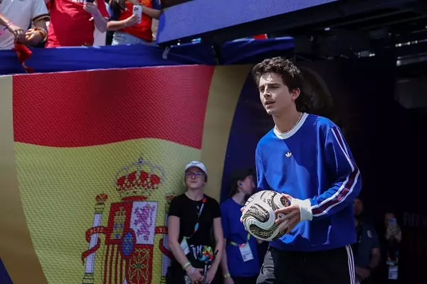 Timothée Chalamet Champions Adidas Samba's Return at World Cup Final