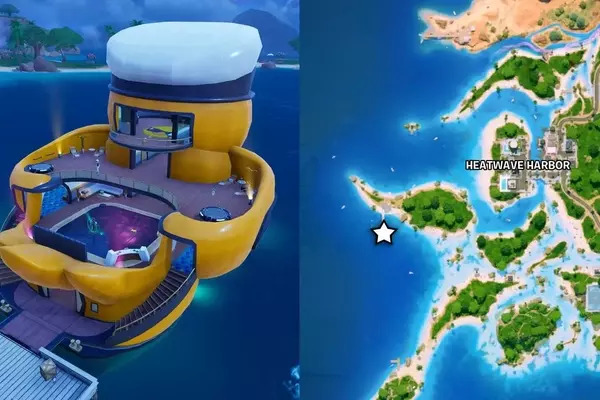 Locating the Duck Yacht Dance Floor in Fortnite Chapter 7 Season 3