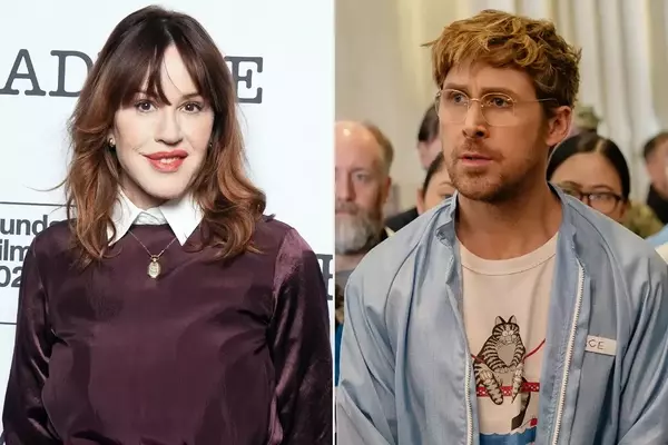 Molly Ringwald Amused by Ryan Gosling's 'Moppy Ringwald' Set Companion