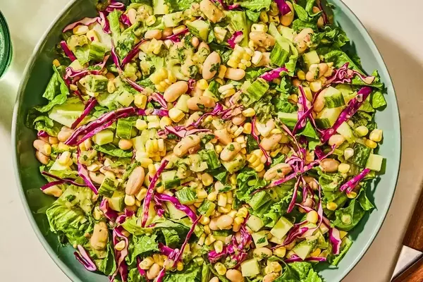 Refresh Your Plate: A Vibrant Cucumber, Corn, and White Bean Salad