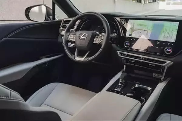 A Glimpse Inside the 2026 Lexus RX 350h F Sport's Luxurious Cabin