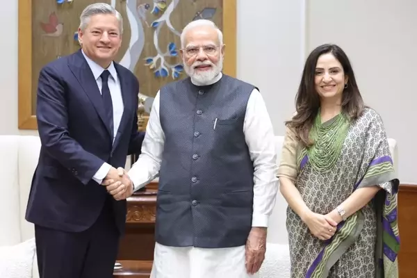 Netflix Co-CEO Ted Sarandos Unveils Major Investment in Indian Storytelling Initiative with PM Modi