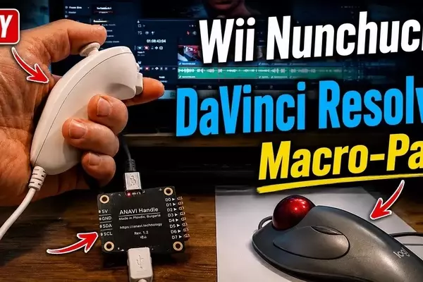 Wii Nunchuk Transforms into Ergonomic Video Editing Tool