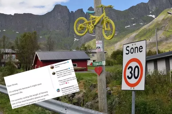 Cyclist's Urgent Road Safety Plea in Norway Amidst Near-Fatal Incidents