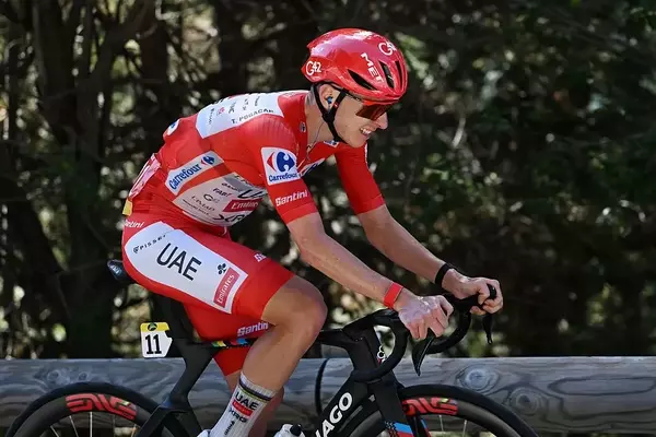 Tadej Pogačar Exits Vuelta a España Following Crash on Stage Eight