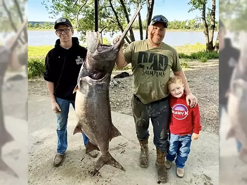 Montana Angler Catches Record Paddlefish Tagged 22 Years Ago
